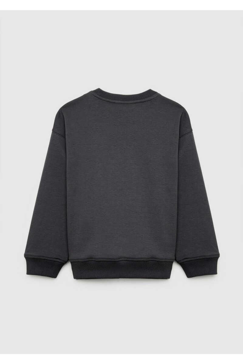 Mavi Pro Baskılı Antrasit Çocuk Sweatshirt 6S10201-70763 - 4