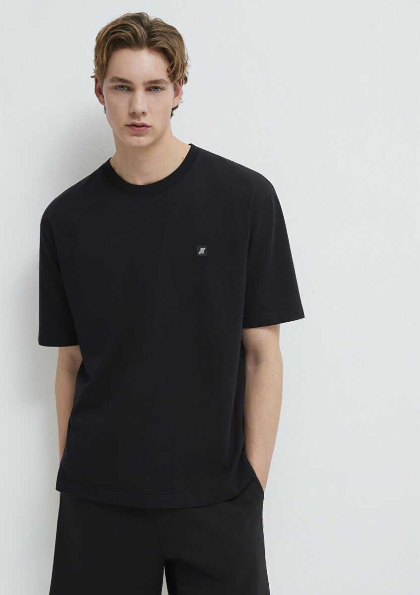 Mavi Pro Siyah Relaxed Fit Erkek Tişört 0613442-900 - 2