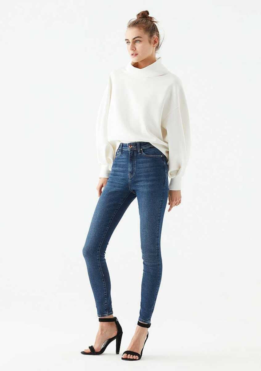 Mavi Serenay Dark Gold Shape Kadın Jean 100980-33687 - 3