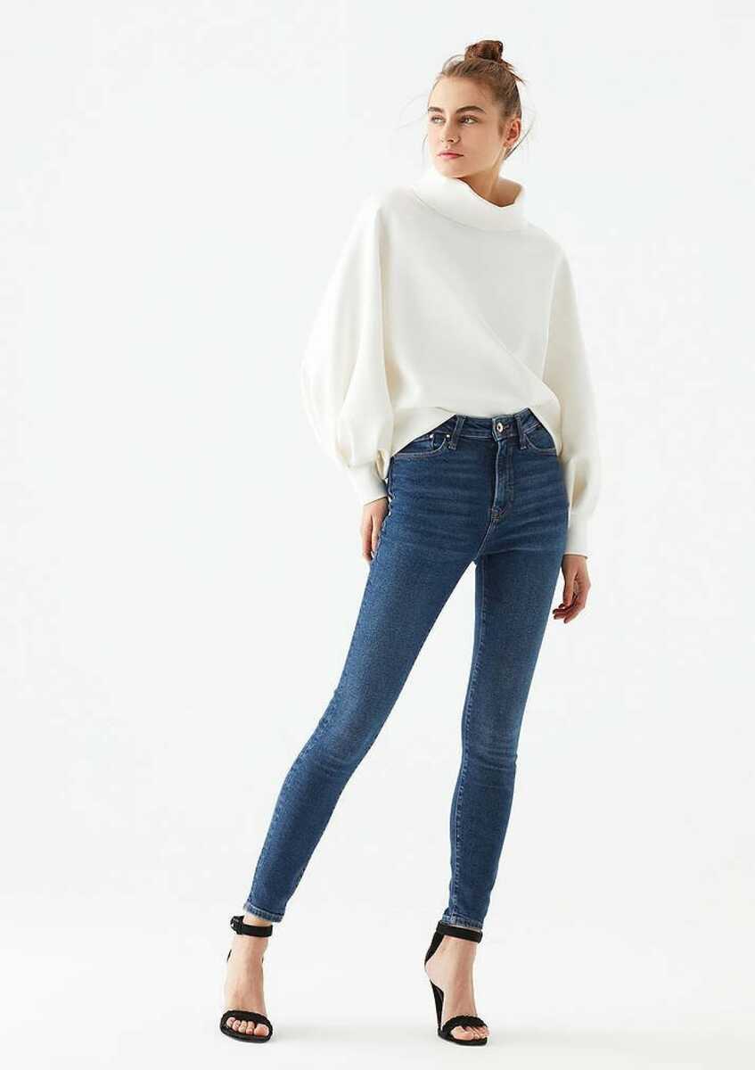 Mavi Serenay Dark Gold Shape Kadın Jean 100980-33687 - 4