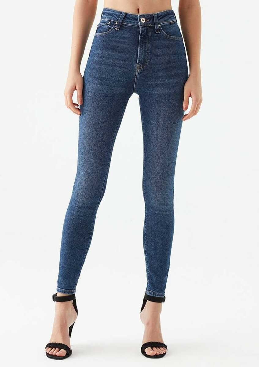 Mavi Serenay Dark Gold Shape Kadın Jean 100980-33687 - 5