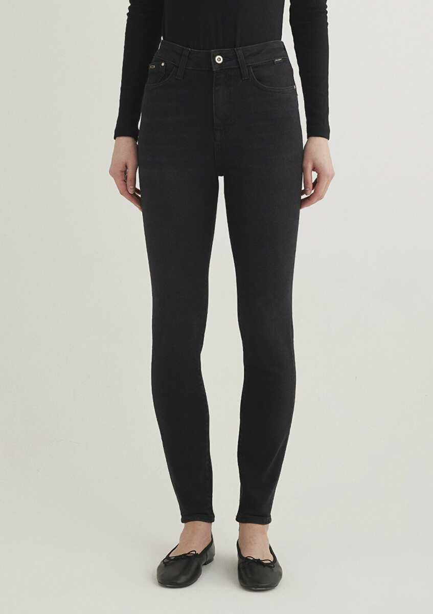 Mavi Serenay Deep Smoke Gold Premium Kadın Jean Pantolon 100980-82211 - 4