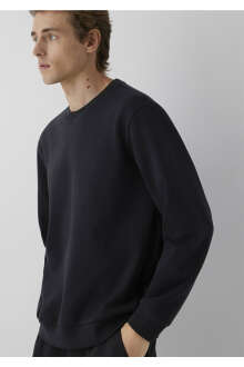 Mavi Siyah Basic Regular Fit Erkek Sweatshirt 0S10629-900