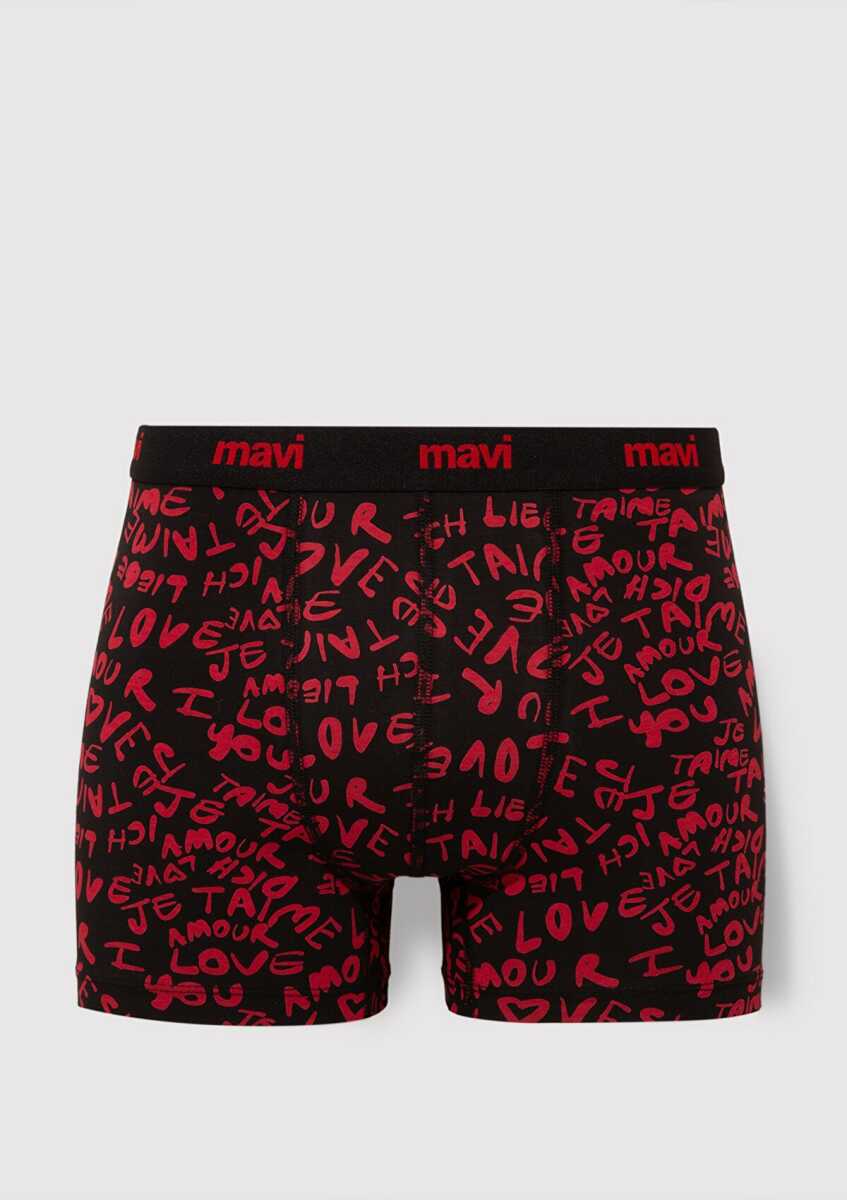 Mavi Siyah Erkek Boxer 0910948-900 - 1
