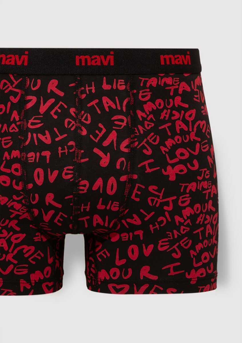 Mavi Siyah Erkek Boxer 0910948-900 - 3