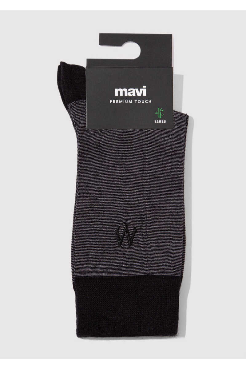Mavi Siyah Erkek Soket Çorap 0911365-900 - 2