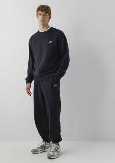 Mavi Siyah Loose Fit Erkek Eşofman Altı 0010608-80022 