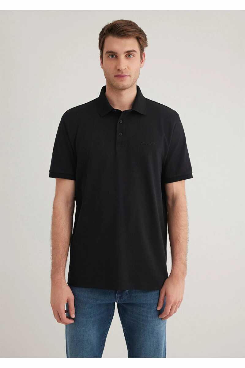 Mavi Siyah Polo Yaka Erkek Tişört 0612520-900 - 4