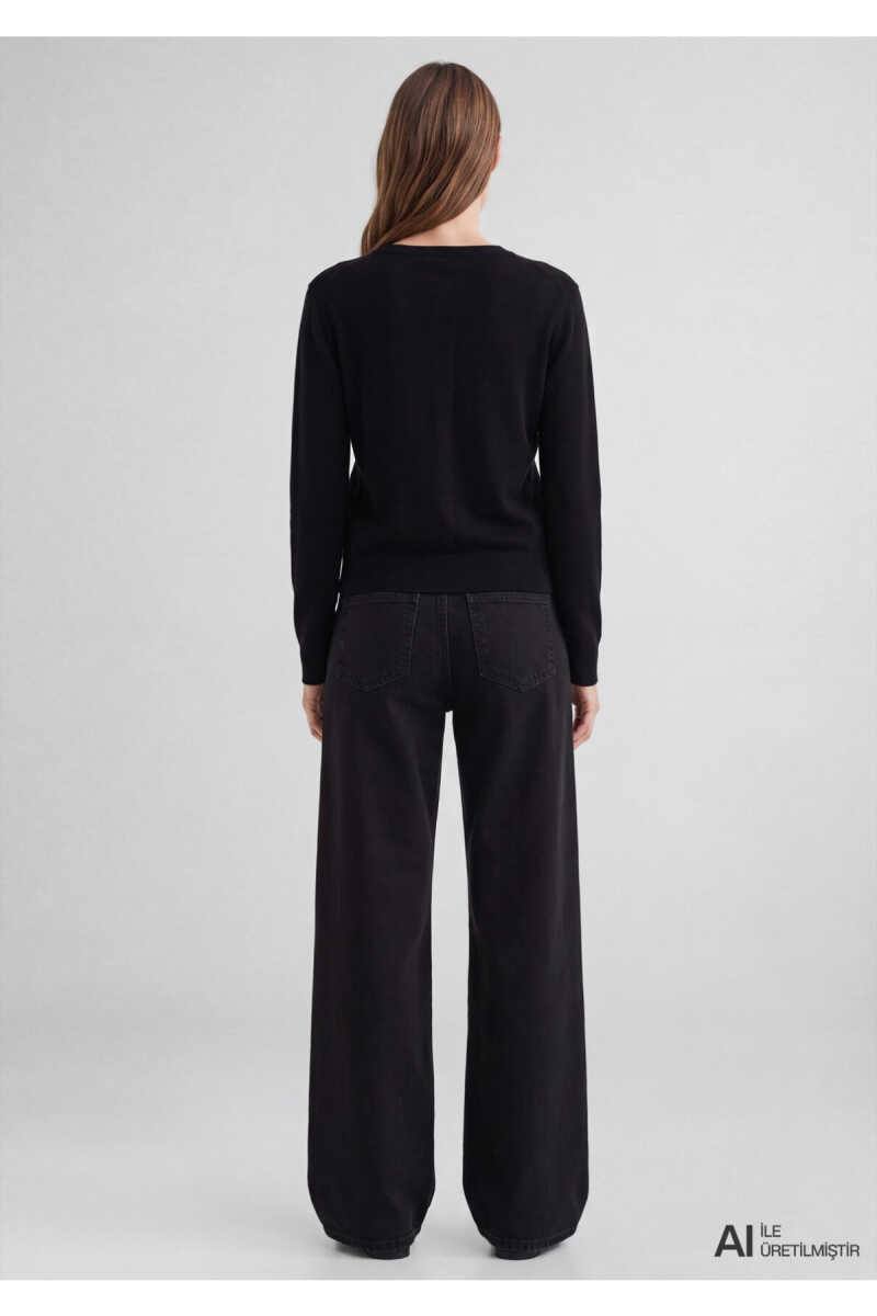 Mavi Siyah Slim Fit Kadın Hırka 1710914-900 - 4
