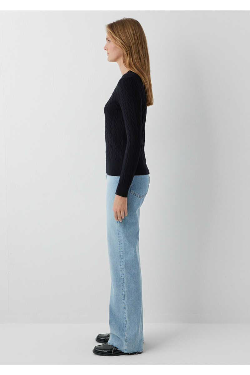 Mavi Siyah Slim Fit Kadın Kazak 1710910-900 - 4