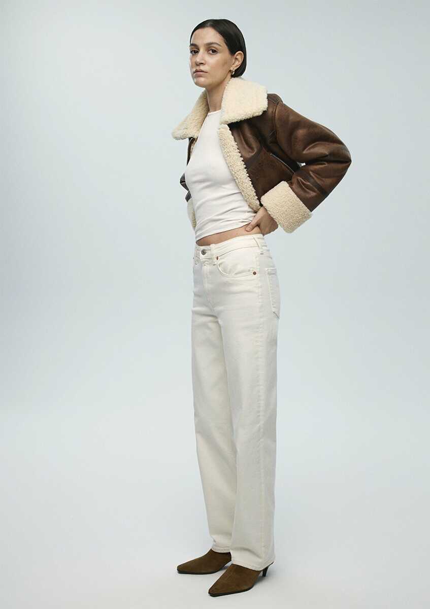 Mavi Sky Classic Denim Ekru Jean Pantolon 1010627-88689 - 2