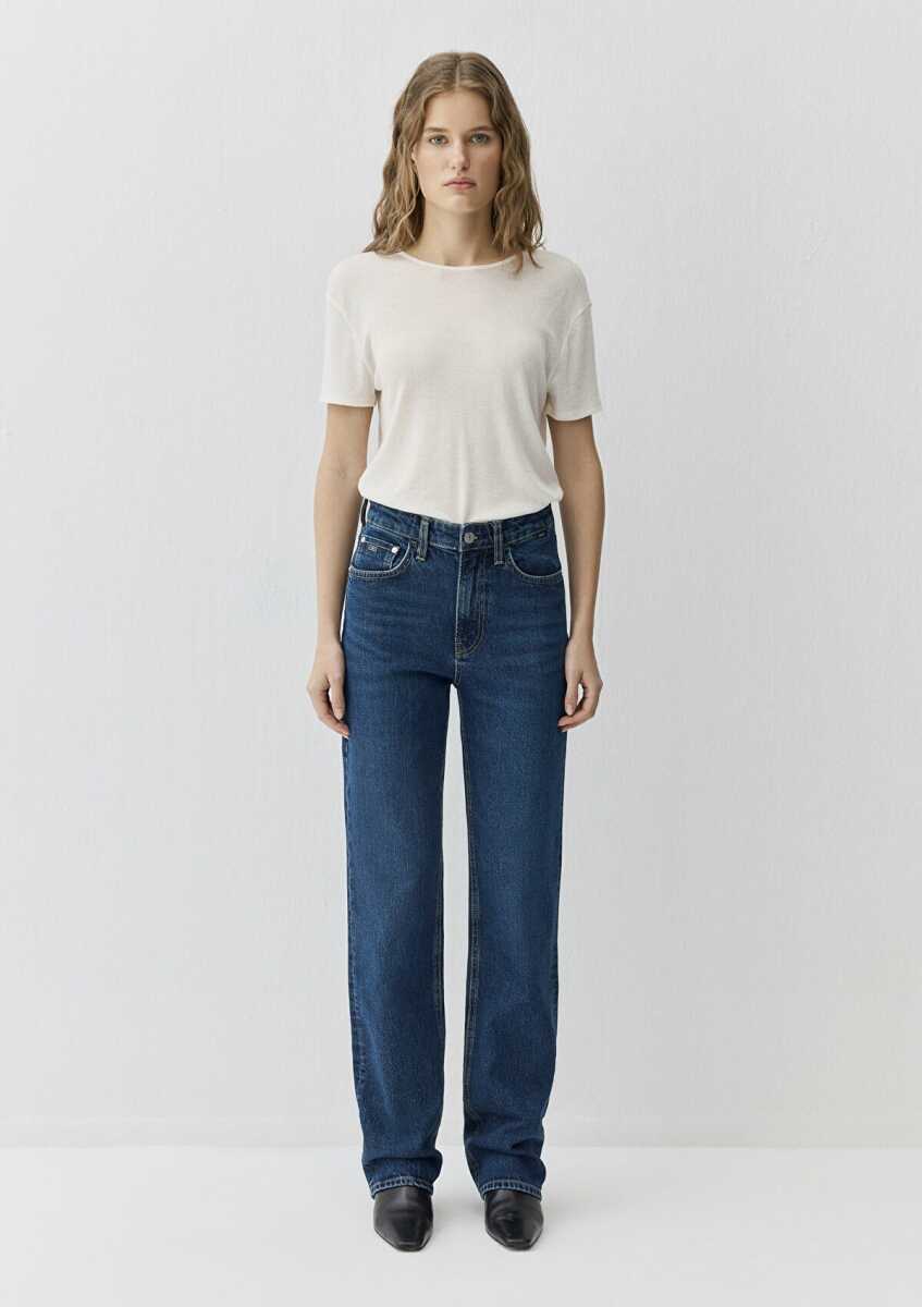 Mavi Sky Classic Denim Koyu Mavi Kadın Jean Pantolon 1010627-90531 - 3