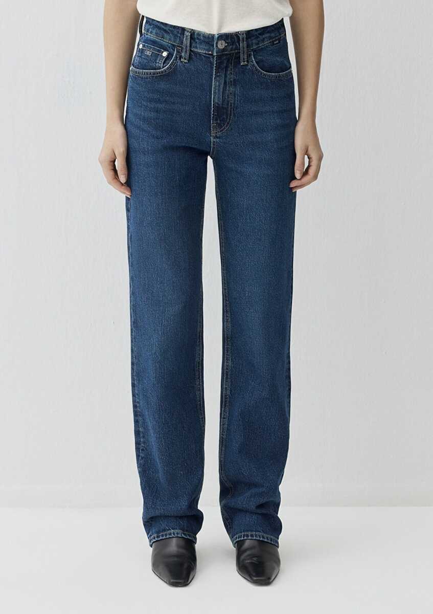 Mavi Sky Classic Denim Koyu Mavi Kadın Jean Pantolon 1010627-90531 - 4