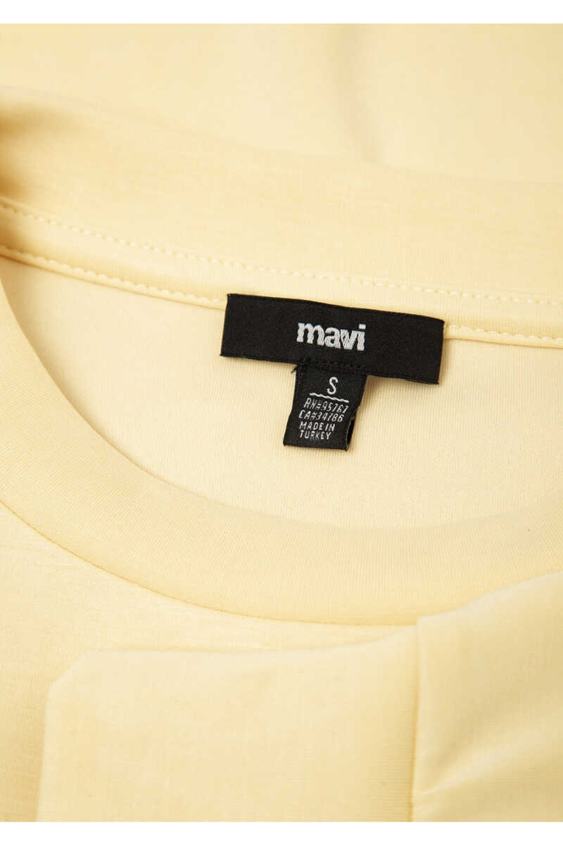Mavi Soft-Premium (TENCEL™) Modal Karışımlı Sarı Oversize Kadın Sweatshirt 168837-71206 - 7
