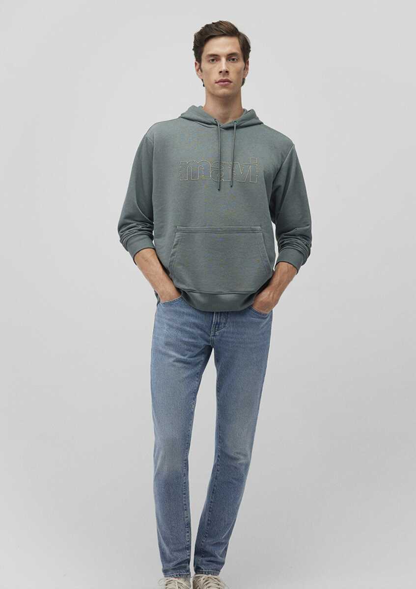 Mavi Soluk Yeşil Erkek Sweat 0S10196-71577 - 3