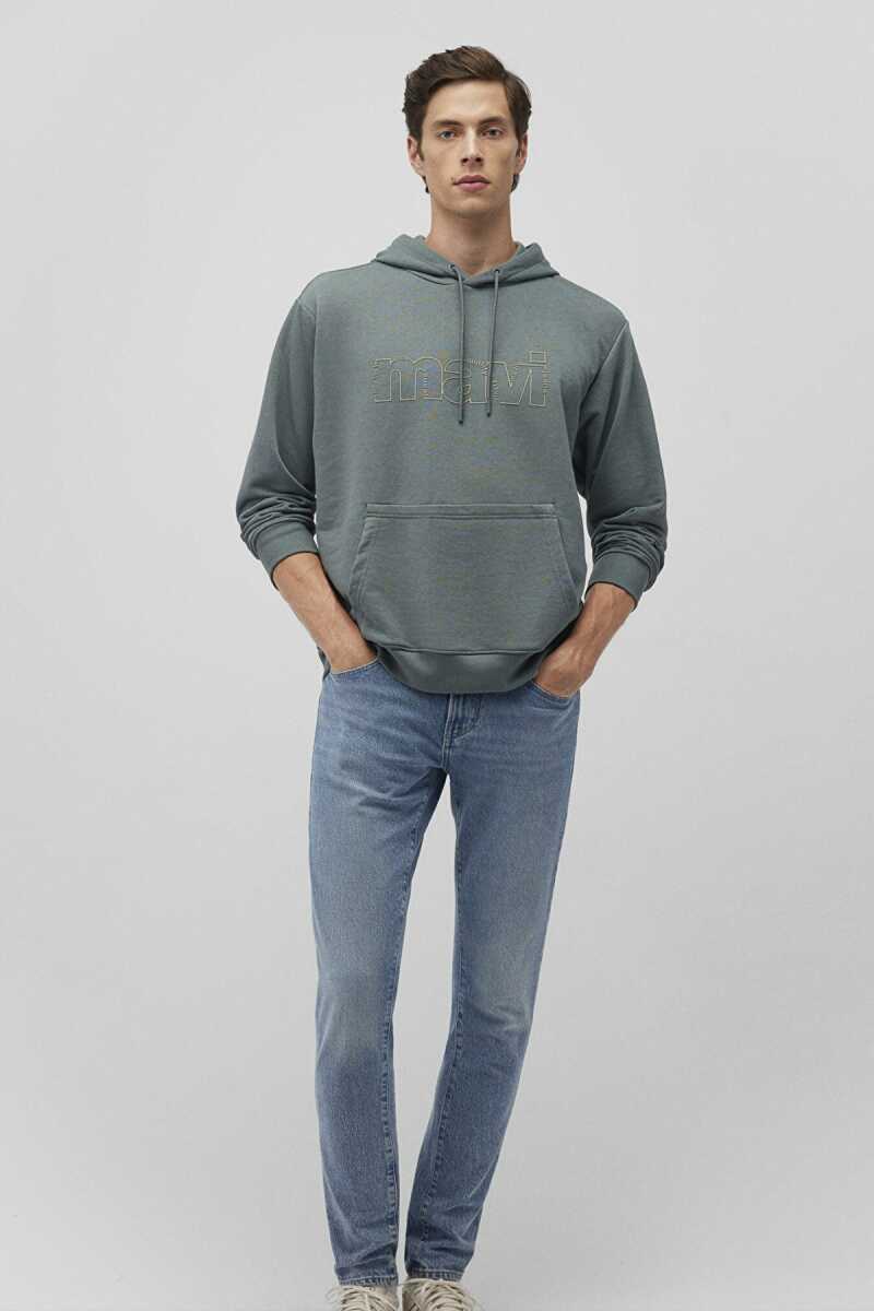 Mavi Soluk Yeşil Erkek Sweat 0S10196-71577 - 4