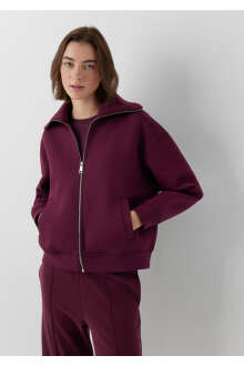 Mavi Sporty Lux Bordo Oversize Kadın Sweatshirt 1S10295-87830