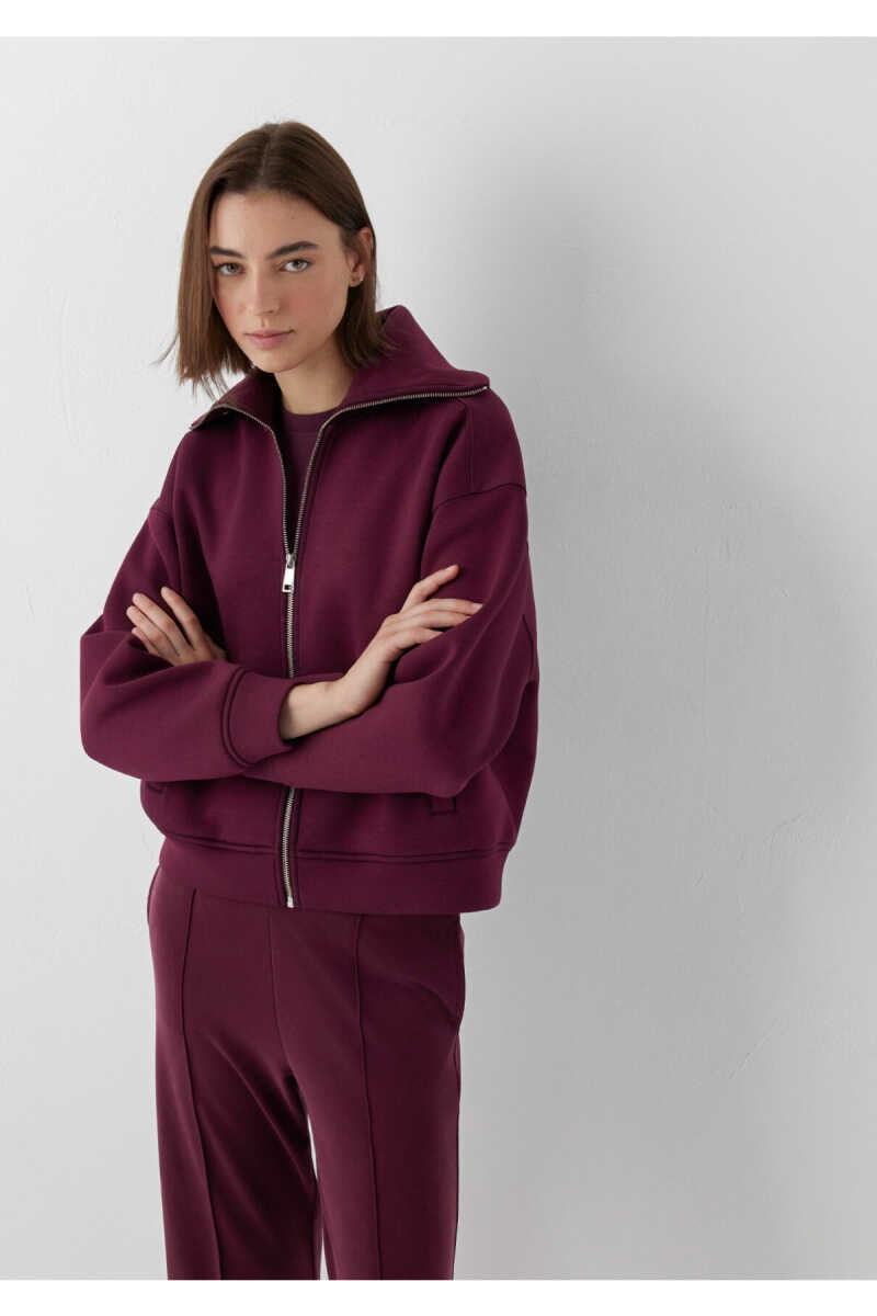 Mavi Sporty Lux Bordo Oversize Kadın Sweatshirt 1S10295-87830 - 2