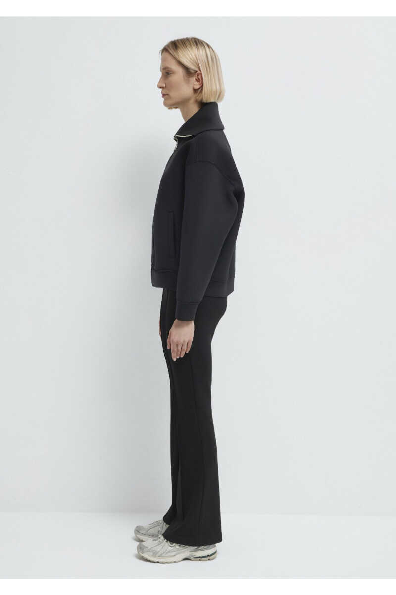 Mavi Sporty Lux Fermuarlı Siyah Oversize Kadın Sweatshirt 1S10295-900 - 5