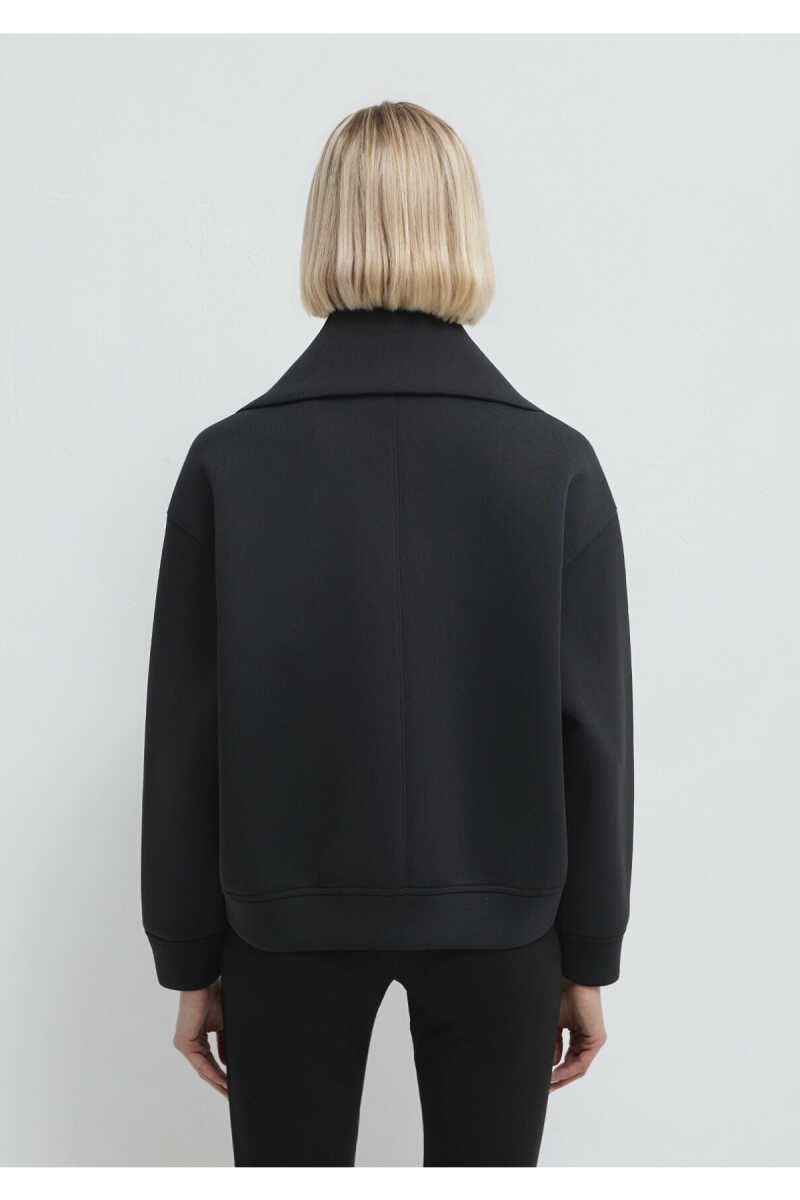 Mavi Sporty Lux Fermuarlı Siyah Oversize Kadın Sweatshirt 1S10295-900 - 6