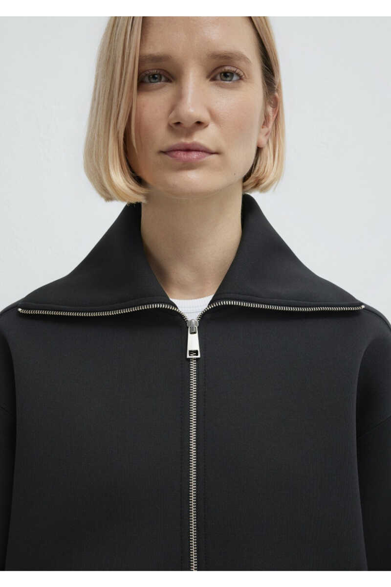 Mavi Sporty Lux Fermuarlı Siyah Oversize Kadın Sweatshirt 1S10295-900 - 7