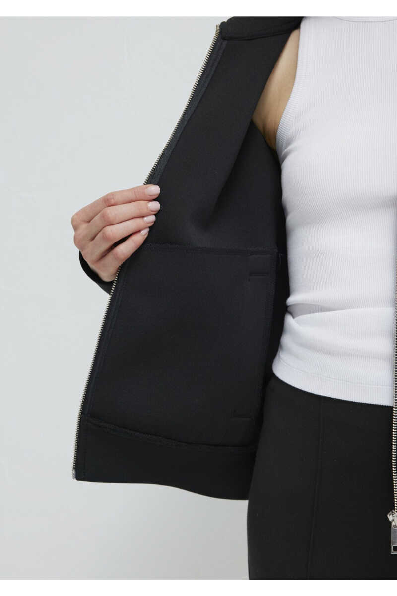 Mavi Sporty Lux Fermuarlı Siyah Oversize Kadın Sweatshirt 1S10295-900 - 8