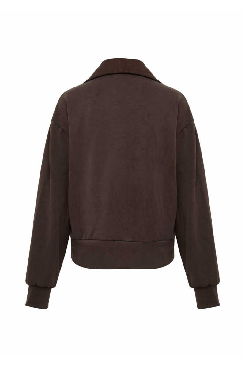 Mavi Sporty Lux (Tencel™) Modal Karışımlı Kahverengi Loose Fit Kadın Sweatshirt 1S10582-70240 - 7