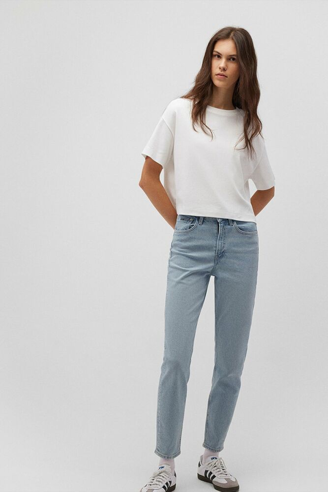 Mavi Star Bleached Classic Denim Kadın Jean Pantolon 101077-87792 (1)