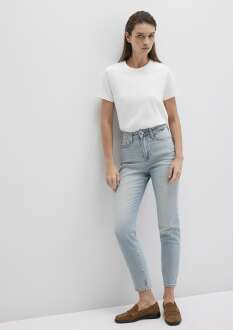 Mavi Star Lt Used Classic Demin Mom Jeans Süper Yüksek Bel Dar Paça Kadın Jean Pantolon 101077-90535