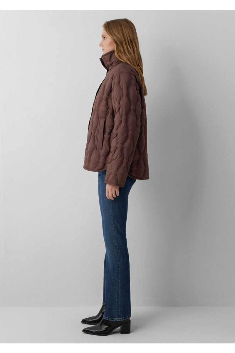 Mavi Su İtici Kahverengi Oversize Kadın Ceket1110861-70237 - 4