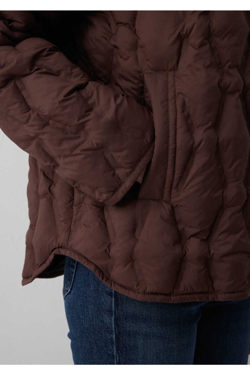 Mavi Su İtici Kahverengi Oversize Kadın Ceket1110861-70237 - 7