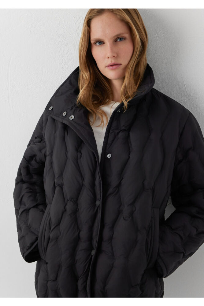 Mavi Su İtici Siyah Oversize Kadın Ceket 1110861-900