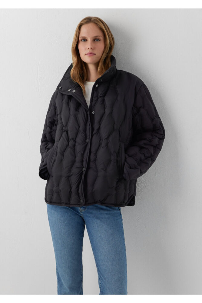Mavi Su İtici Siyah Oversize Kadın Ceket 1110861-900 (1)
