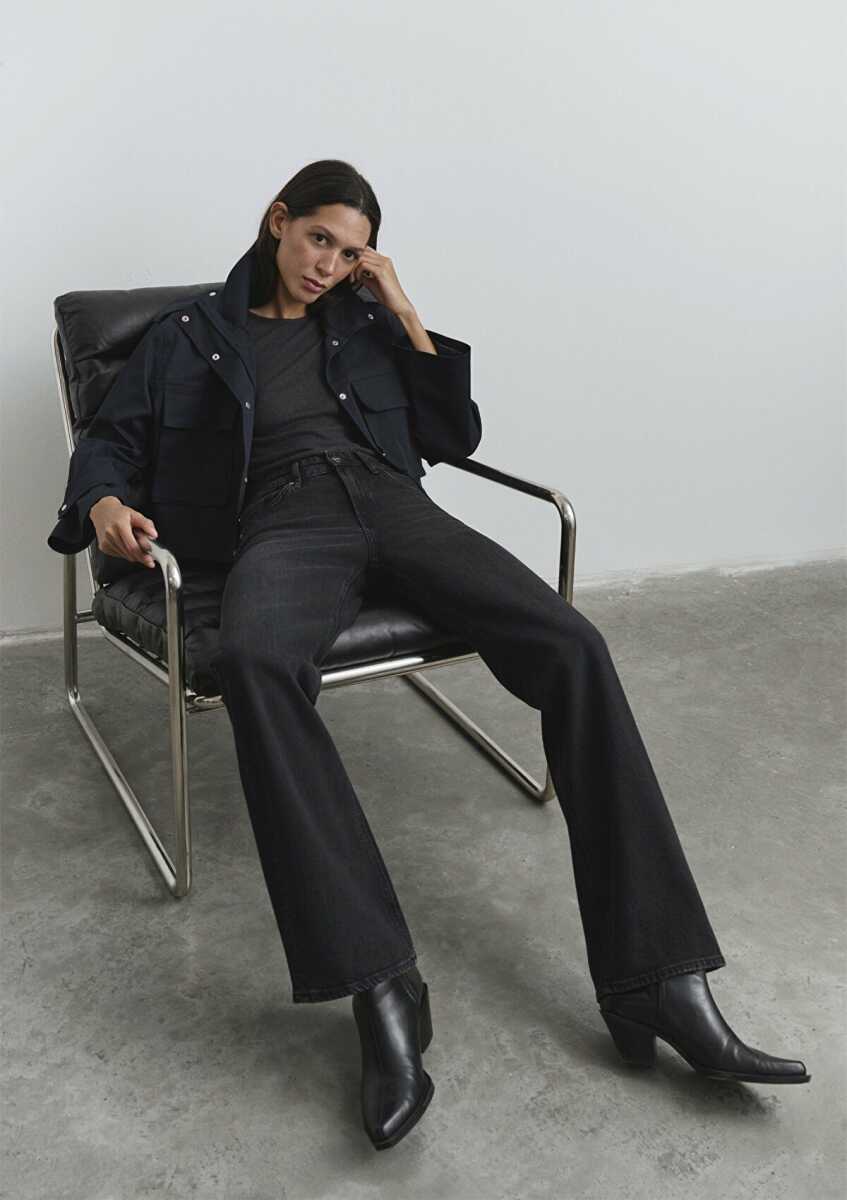 Mavi Taylor Iconic Antrasit Smoke Kadın Jean Pantolon 1010840-90762 - 1