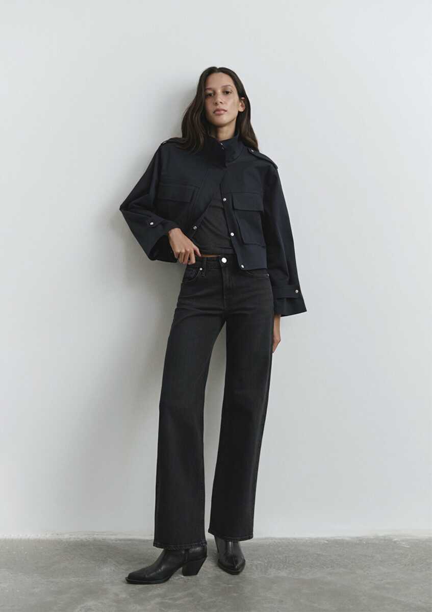 Mavi Taylor Iconic Antrasit Smoke Kadın Jean Pantolon 1010840-90762 - 2