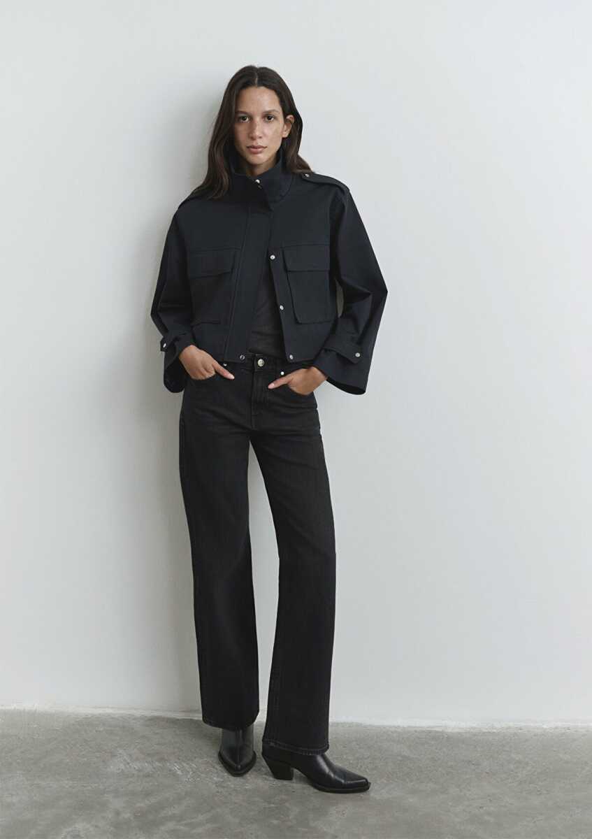 Mavi Taylor Iconic Antrasit Smoke Kadın Jean Pantolon 1010840-90762 - 4