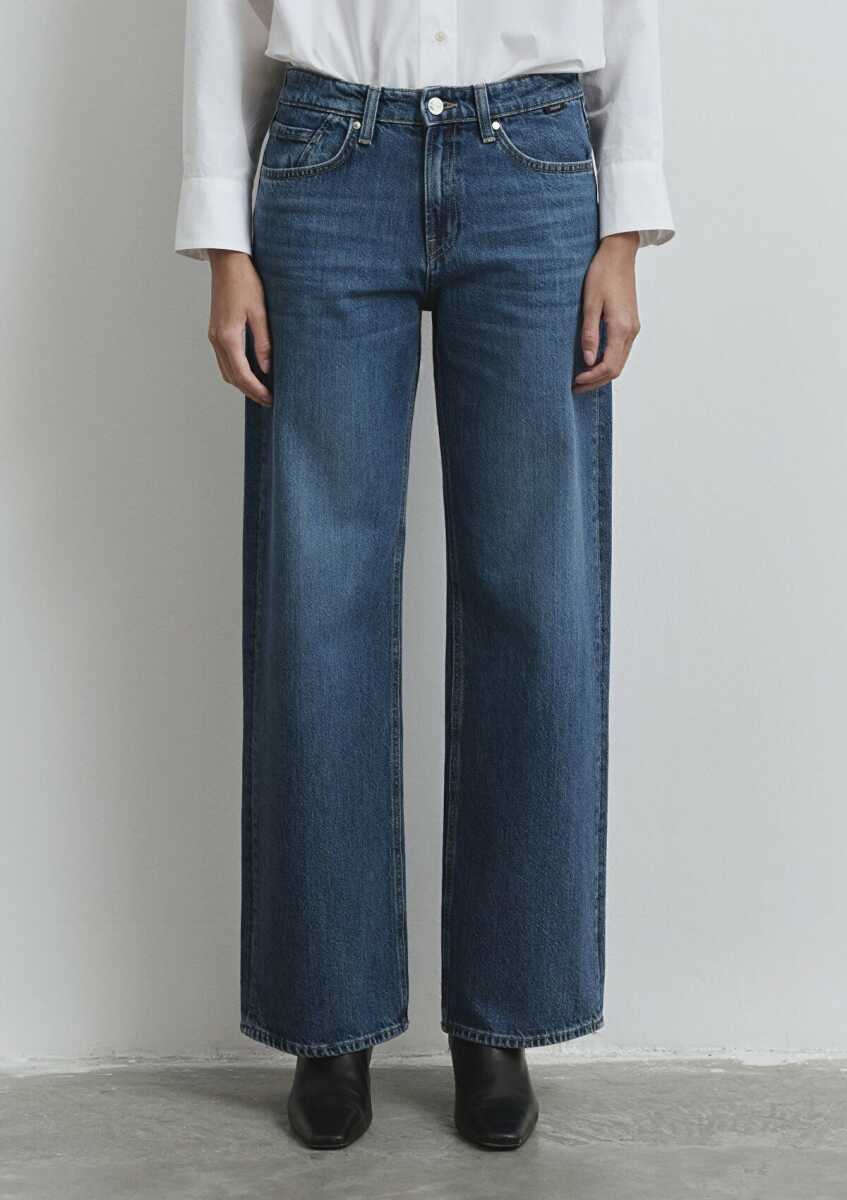 Mavi Taylor Iconic Koyu Mavi Kadın Jean Pantolon 1010840-89582 - 4