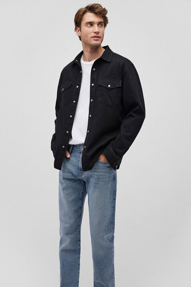 Mavi Ted Deep Smoke Denim Erkek Jean Gömlek 0210909-87934