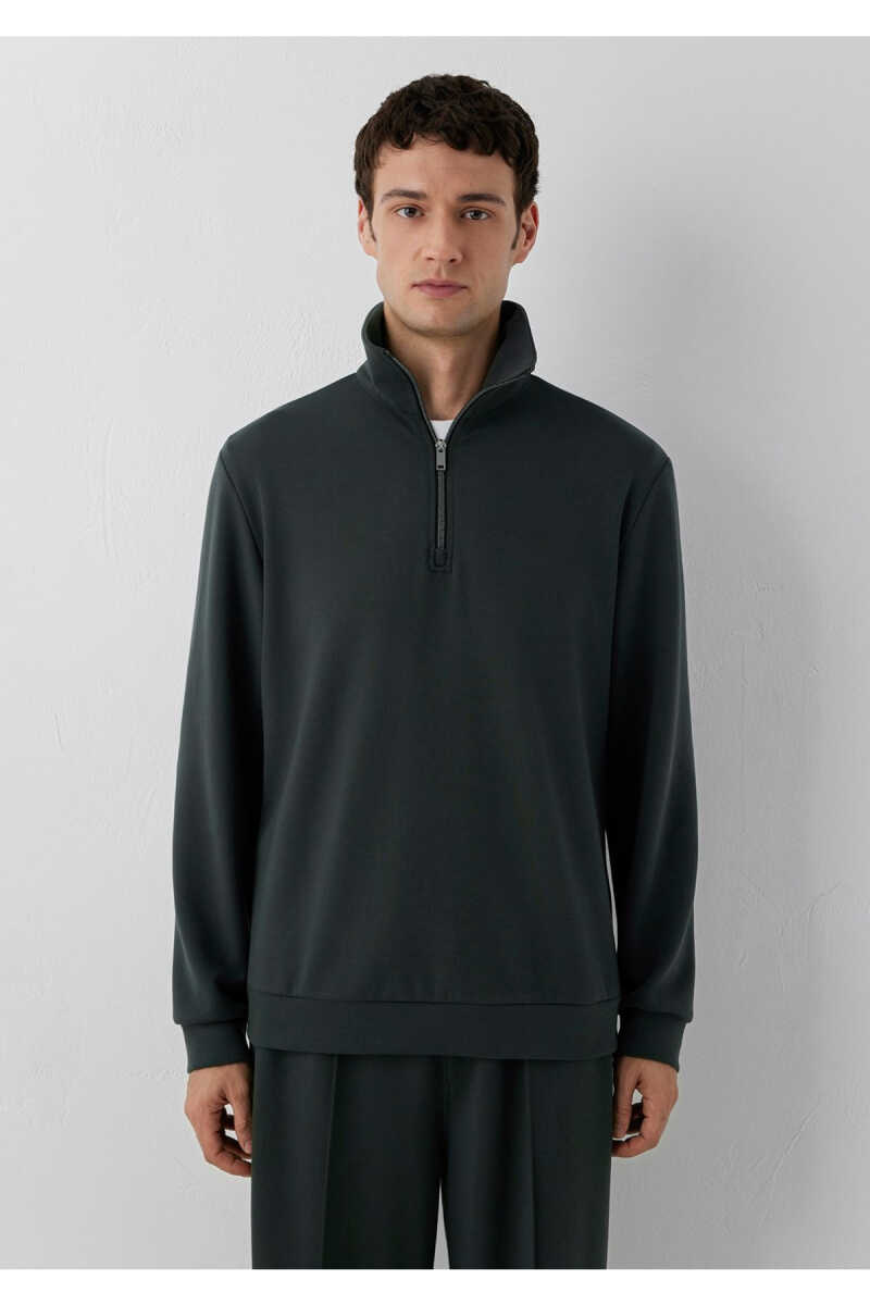 Mavi (Tencel™) Modal Karışımlı Yarı Fermuarlı Erkek Sweatshirt 0S20043-91268 - 3
