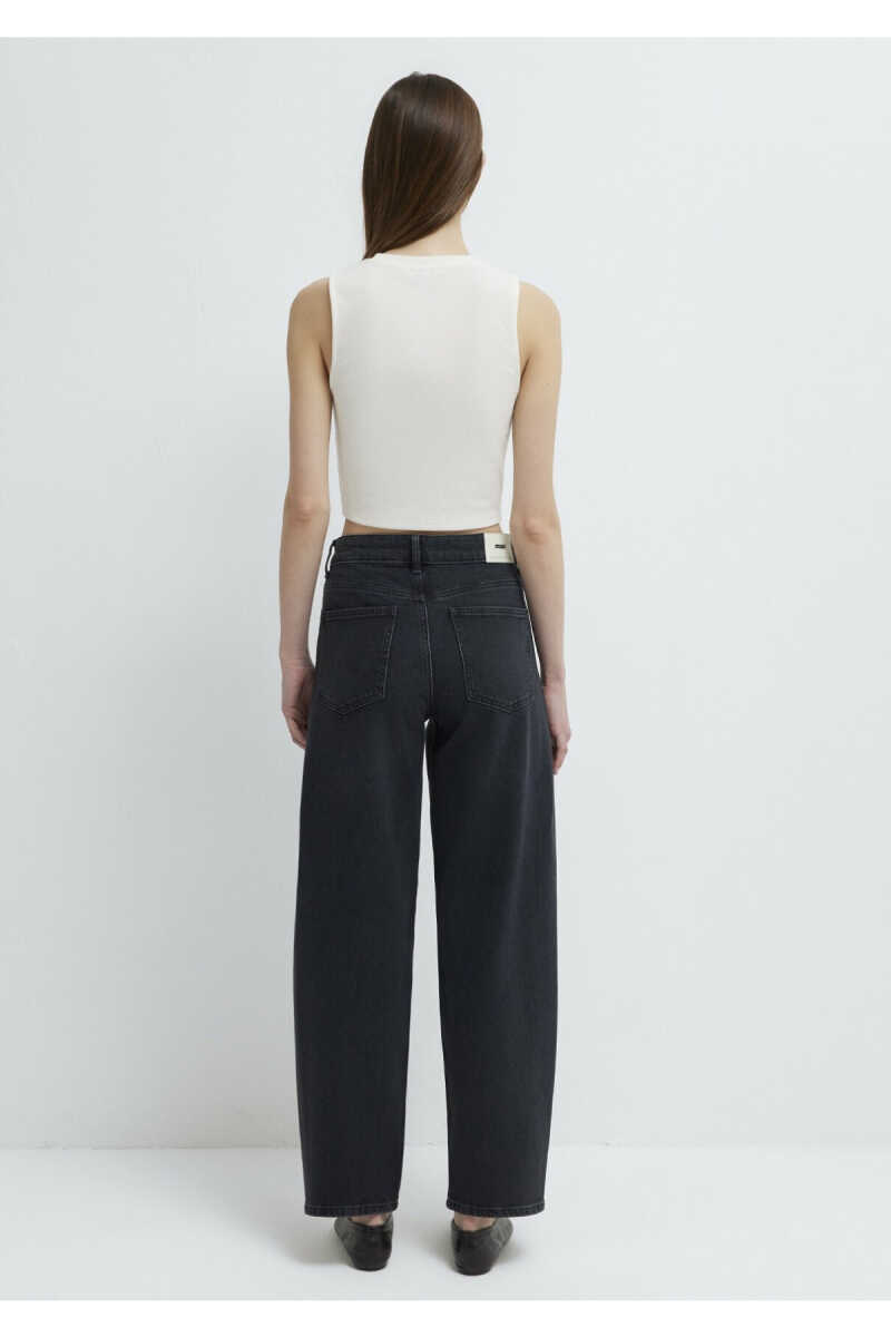 Mavi Tiya Iconic Antrasit Baggy Fit Yüksek bel Kadın Jean Pantolon 1018900-A3056 - 6