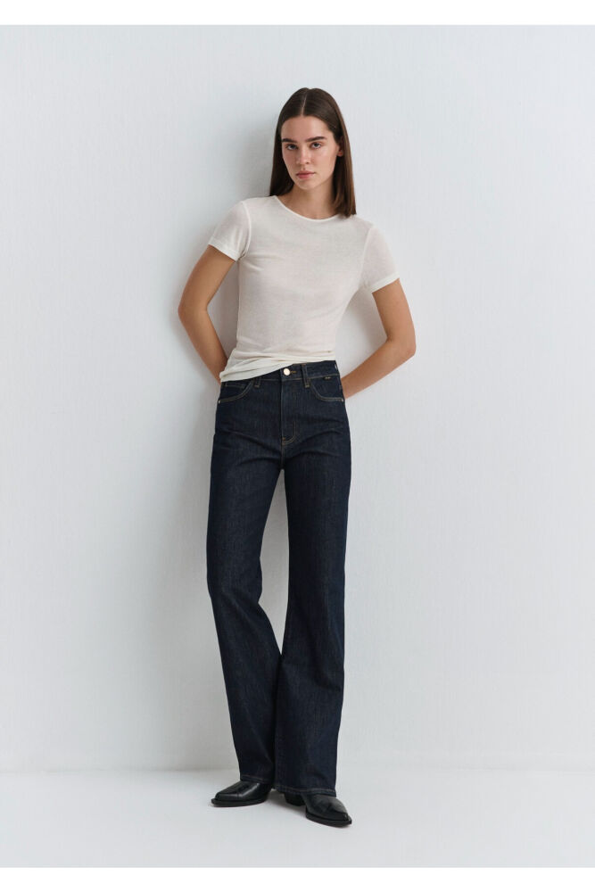 Mavi Victoria Gold Premium Derin Rinse Wide Leg KadınJean Pantolon 101072-90488