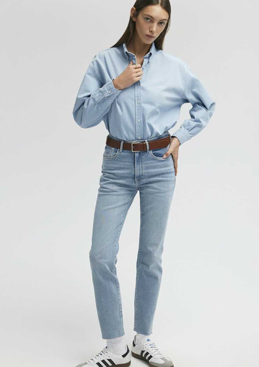 Mavi Vıola Lt Premıum Blue Kadın Jean Pantolon 101048-84189 - 1