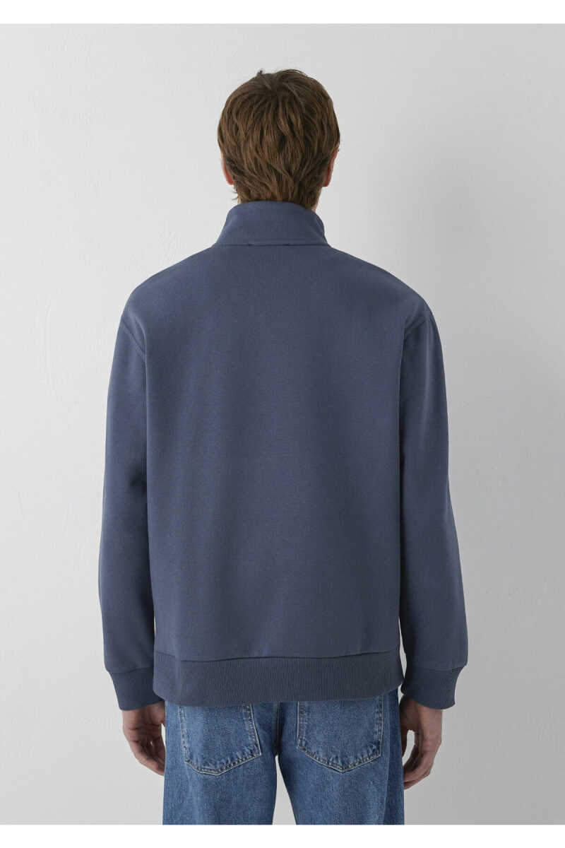 Mavi Yarı Fermuarlı Lacivert Basic Loose Fit Erkek Sweatshirt 0S10278-70759 - 5