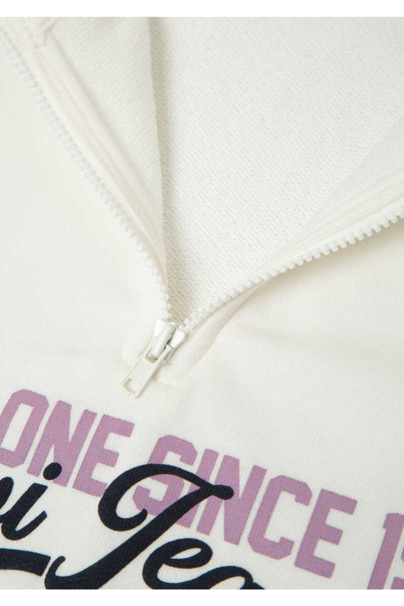 Mavi Yarım Femuarlı Ekru Loose Fit Çocuk Sweatshirt7S10191-70057 - 4