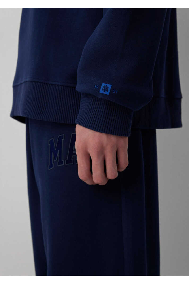 Mavi Yarım Fermuarlı Erkek Sweat 0S20212-84371 - 8