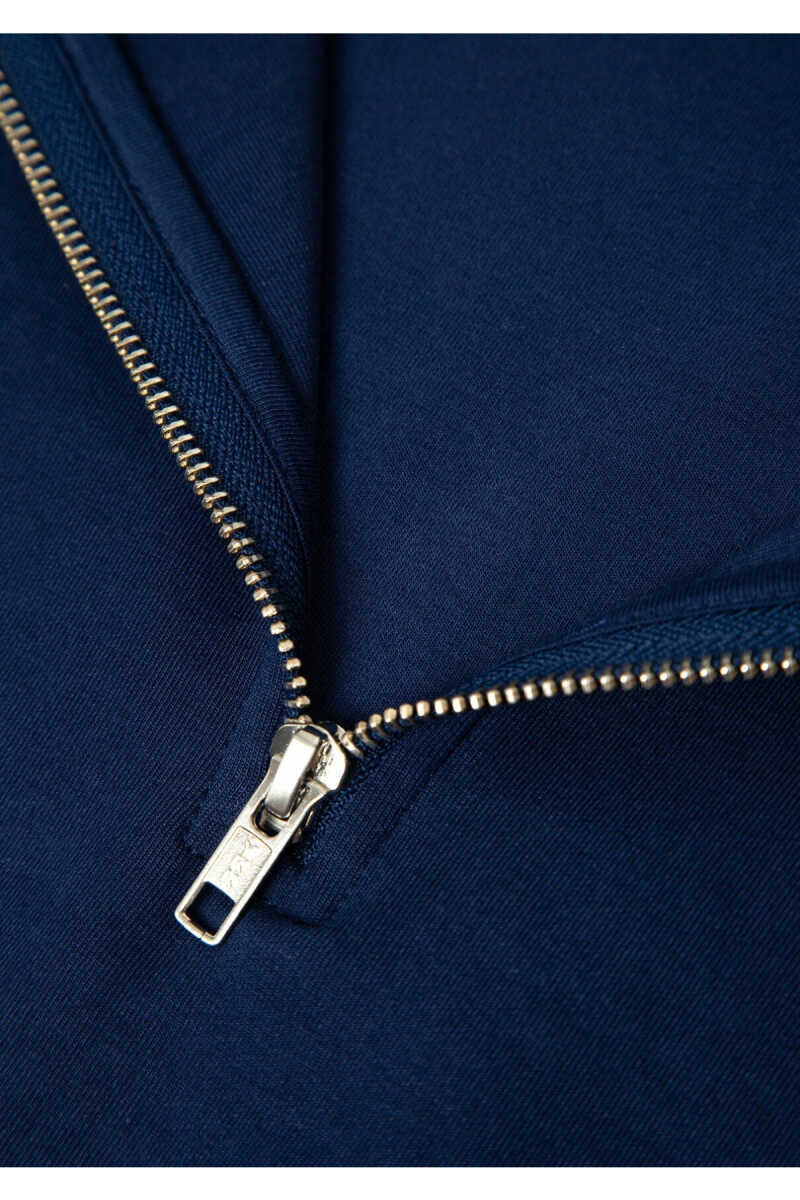 Mavi Yarım Fermuarlı Kadın Sweat 1S10586-70491 - 7