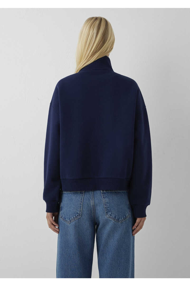 Mavi Yarım Fermuarlı Logo Kadın Sweat 1S20132-84371 - 6