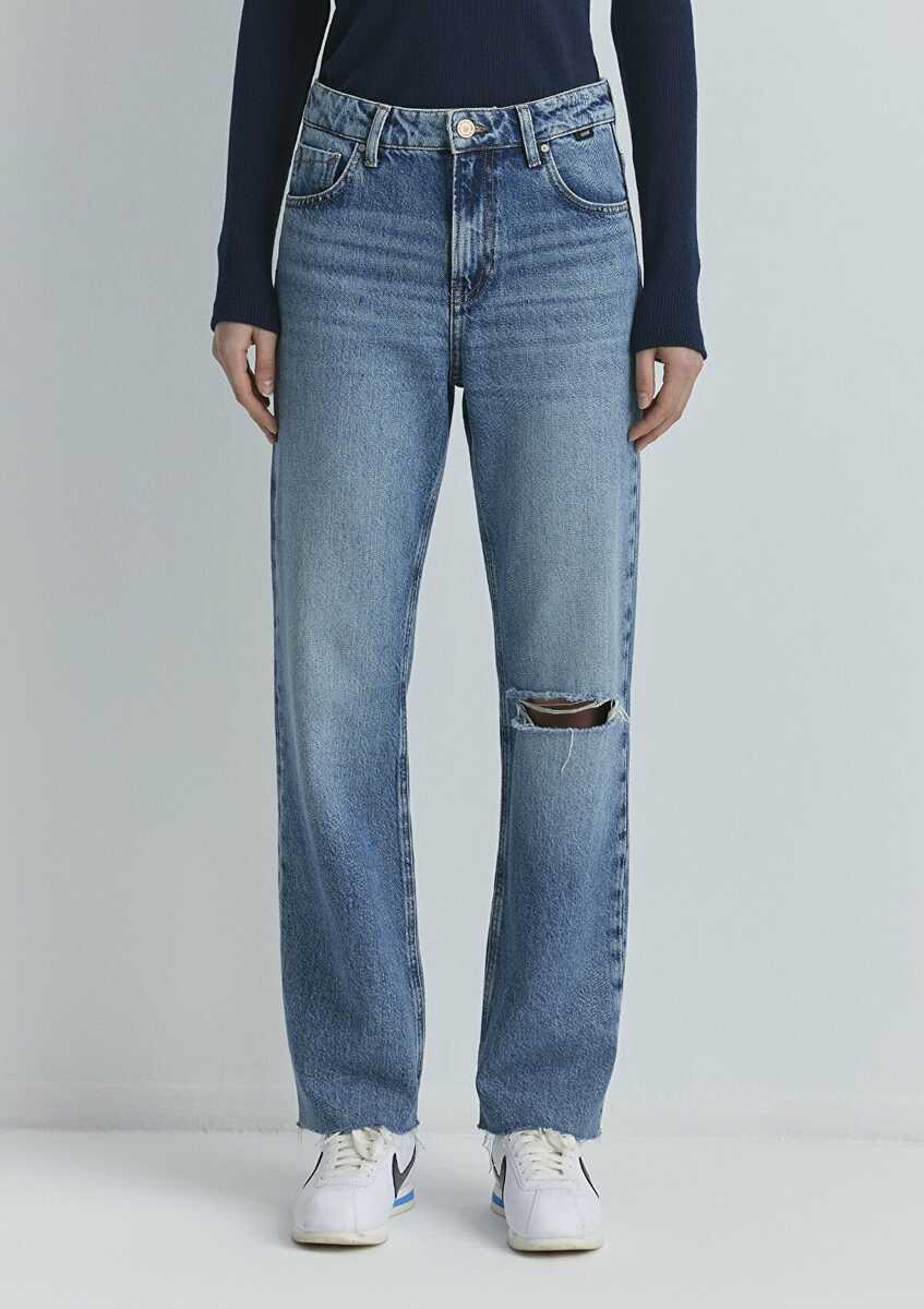 Mavi Barcelona Mid Blue Collega Kadın Jean Pantolon 101047-89197 - 4