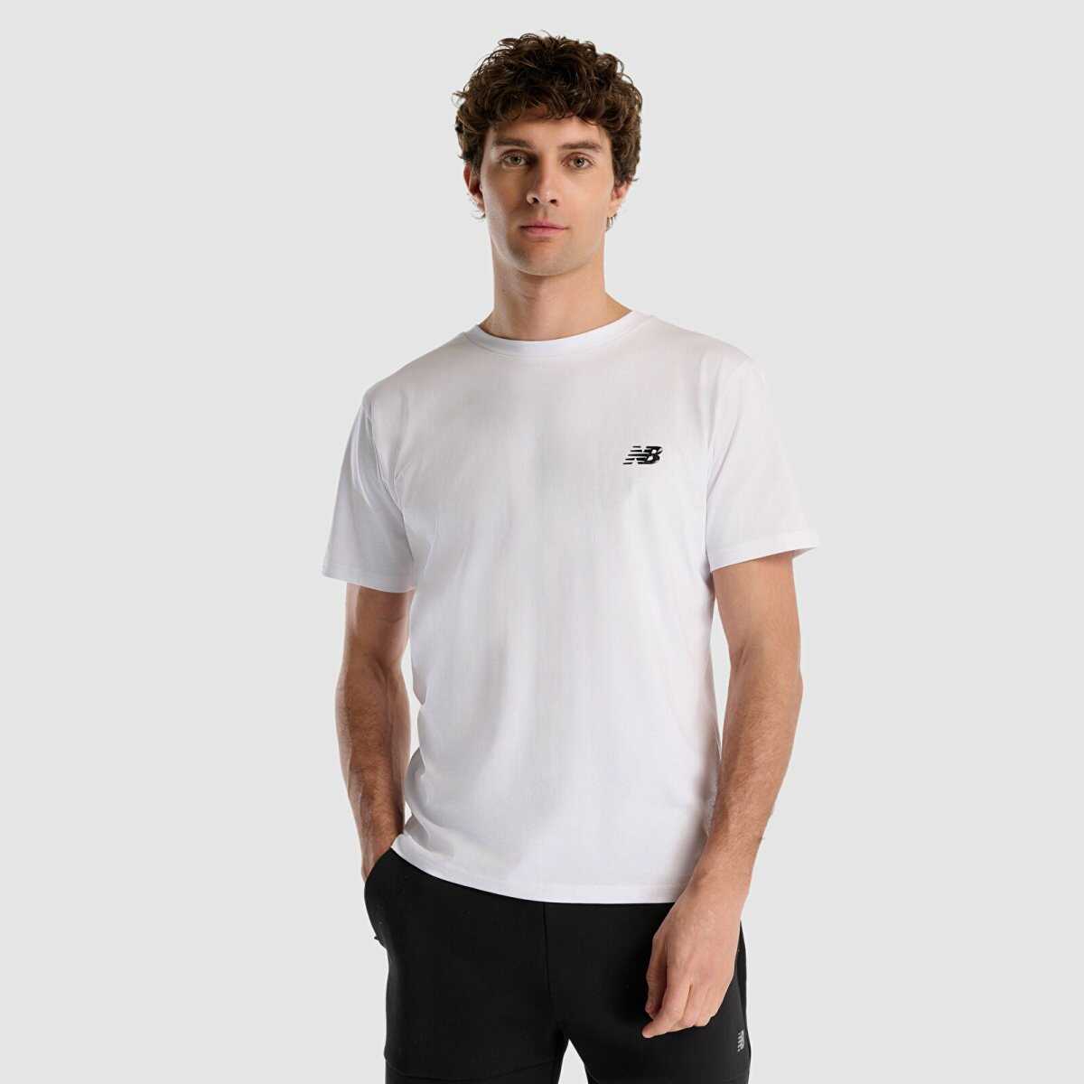 New Balance Erkek T-shirt MNT1537-WT - 1
