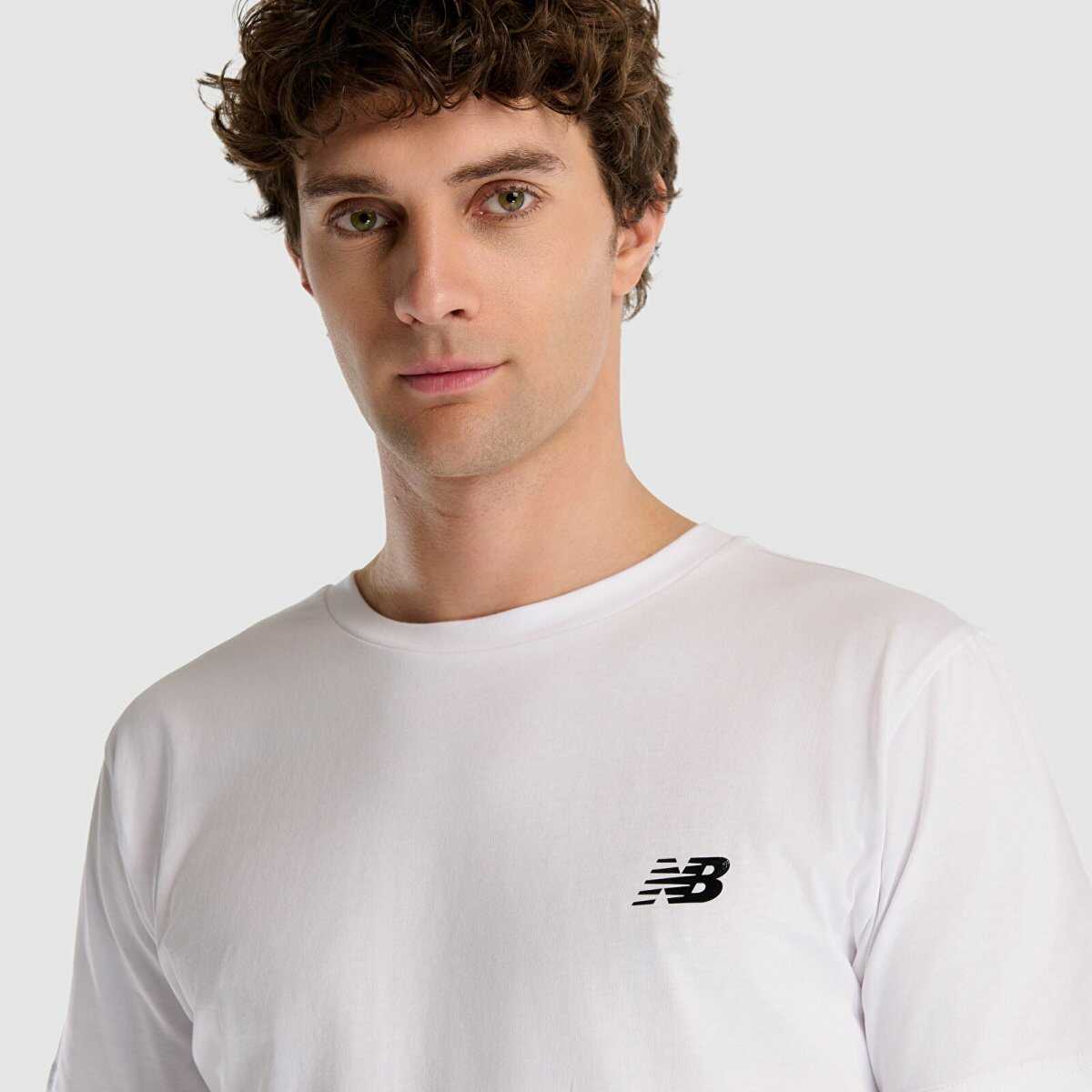 New Balance Erkek T-shirt MNT1537-WT - 5